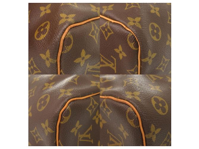 Borsa Boston Monogram Keepall 60 Louis Vuitton Marrone Monogramma - vista 5