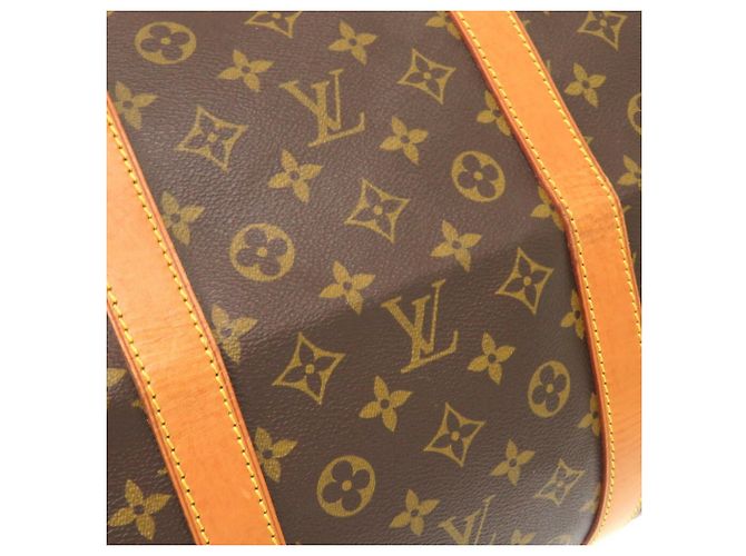 Borsa Boston Monogram Keepall 60 Louis Vuitton Marrone Monogramma - vista 9