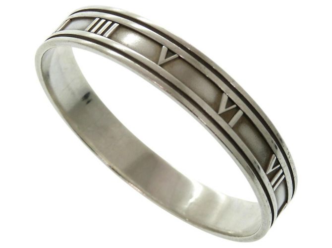 Tiffany & Co Bracciale bangle Tiffany Atlas Argento - vista 2