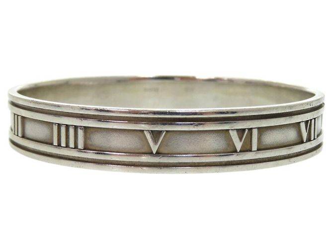 Tiffany & Co Bracciale bangle Tiffany Atlas Argento - vista 3