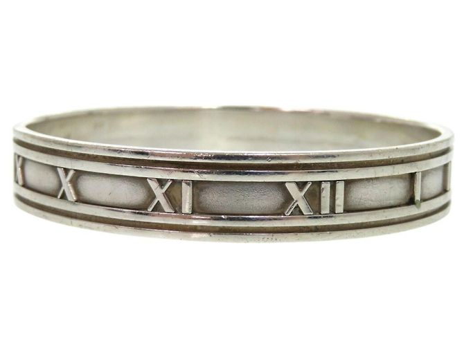 Tiffany & Co Bracciale bangle Tiffany Atlas Argento - vista 5