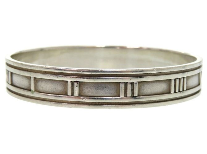 Tiffany & Co Bracciale bangle Tiffany Atlas Argento - vista 6
