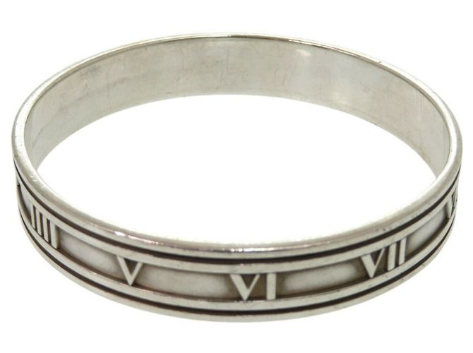Tiffany & Co Bracciale bangle Tiffany Atlas Argento - vista 7