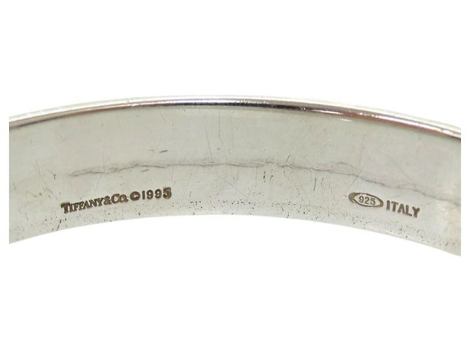 Tiffany & Co Bracciale bangle Tiffany Atlas Argento - vista 9