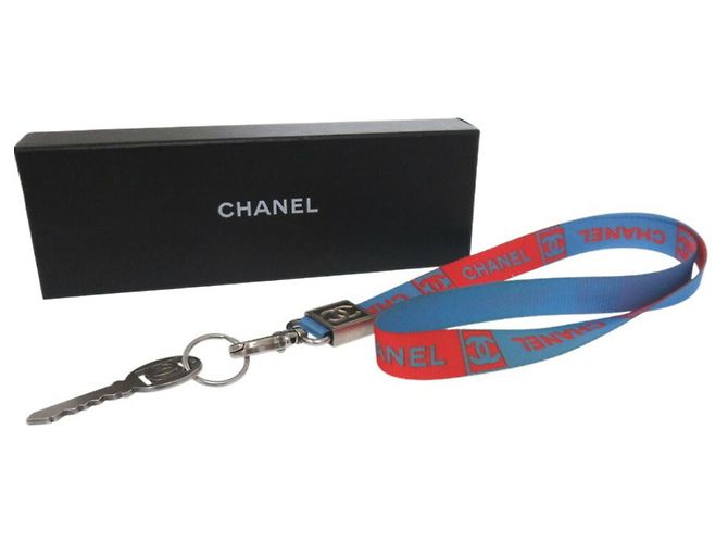 Cinturino in nylon CC Coco Mark Sport Line di Chanel Argento Multicolore - vista 3