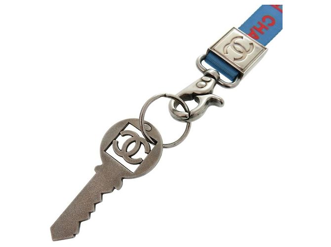 Cinturino in nylon CC Coco Mark Sport Line di Chanel Argento Multicolore - vista 5