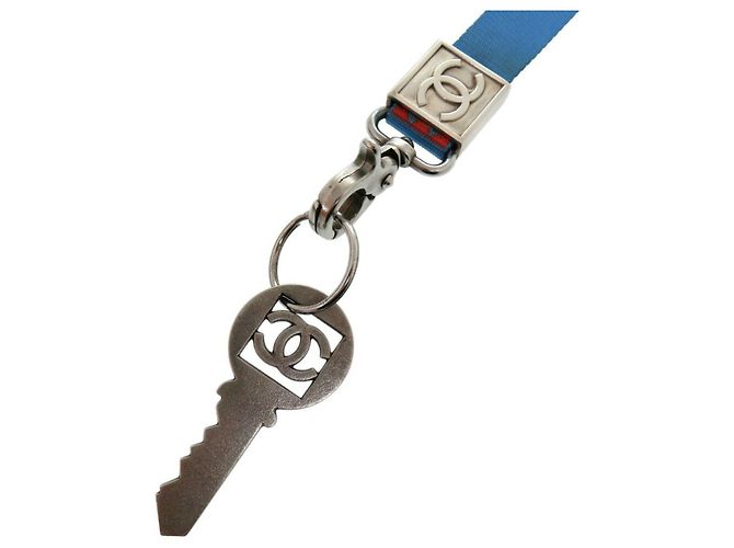 Cinturino in nylon CC Coco Mark Sport Line di Chanel Argento Multicolore - vista 6