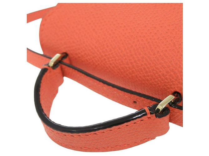Borsa a cintura Valextra Iside Arancione - vista 7