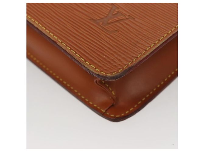 LOUIS VUITTON Epi Porta Documenti Bandoliera Zipangu Oro M54468 Auth bs23752 - vista 15