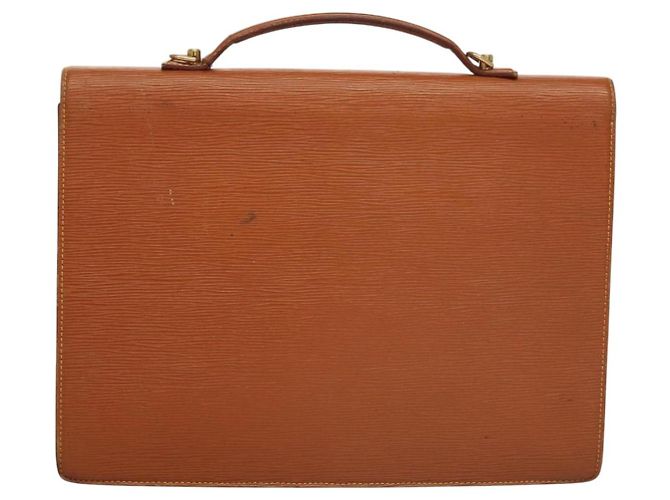 LOUIS VUITTON Epi Porta Documenti Bandoliera Zipangu Oro M54468 Auth bs23752 - vista 2