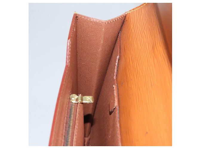 LOUIS VUITTON Epi Porta Documenti Bandoliera Zipangu Oro M54468 Auth bs23752 - vista 22