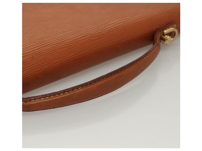 LOUIS VUITTON Epi Porta Documenti Bandoliera Zipangu Oro M54468 Auth bs23752 - vista 7