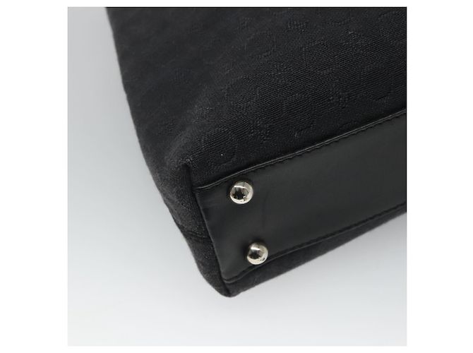 Céline Borsa a mano in tela Macadam Celine C nera Auth sw213 Nero - vista 16