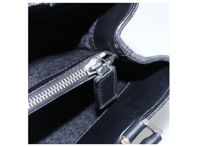 Céline Borsa a mano in tela Macadam Celine C nera Auth sw213 Nero - vista 17