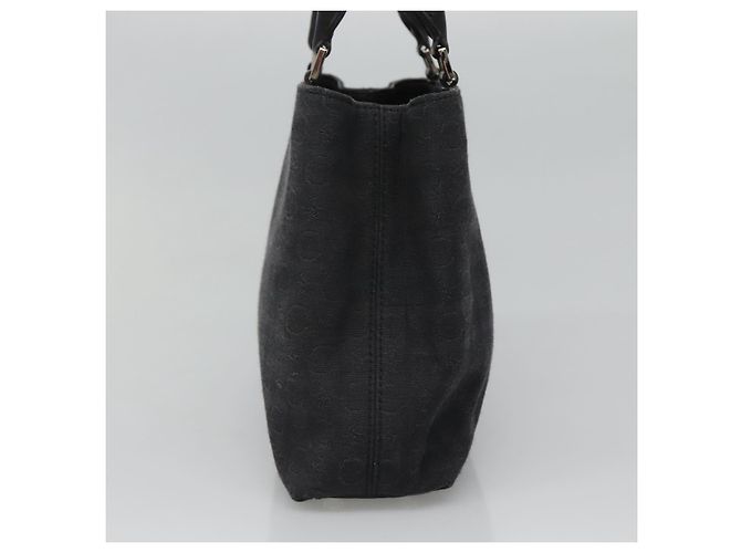 Céline Borsa a mano in tela Macadam Celine C nera Auth sw213 Nero - vista 3
