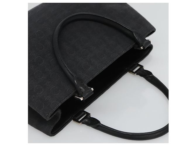 Céline Borsa a mano in tela Macadam Celine C nera Auth sw213 Nero - vista 6