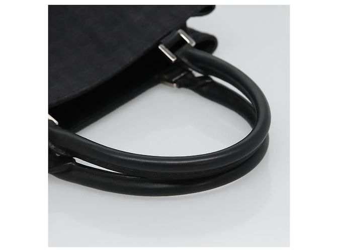 Céline Borsa a mano in tela Macadam Celine C nera Auth sw213 Nero - vista 7