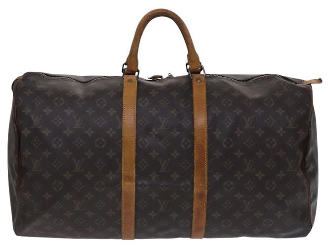 LOUIS VUITTON Monogram Keepall 55 Borsa Boston M41424 LV Auth MY147 Monogramma - vista 13