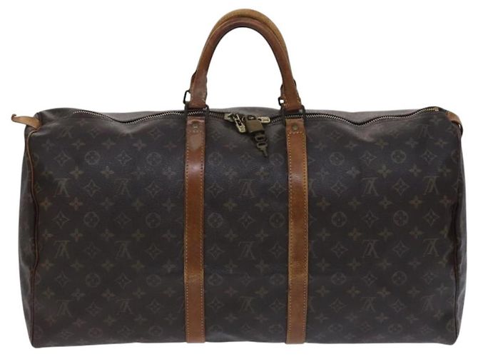 LOUIS VUITTON Monogram Keepall 55 Borsa Boston M41424 LV Auth MY147 Monogramma - vista 2
