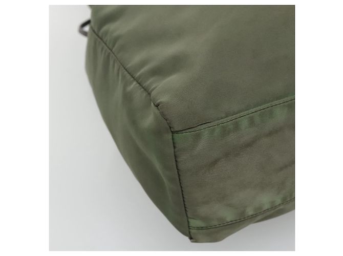 Borsa a Spalla PRADA in Nylon Khaki Auth bs23949 Cachi - vista 16