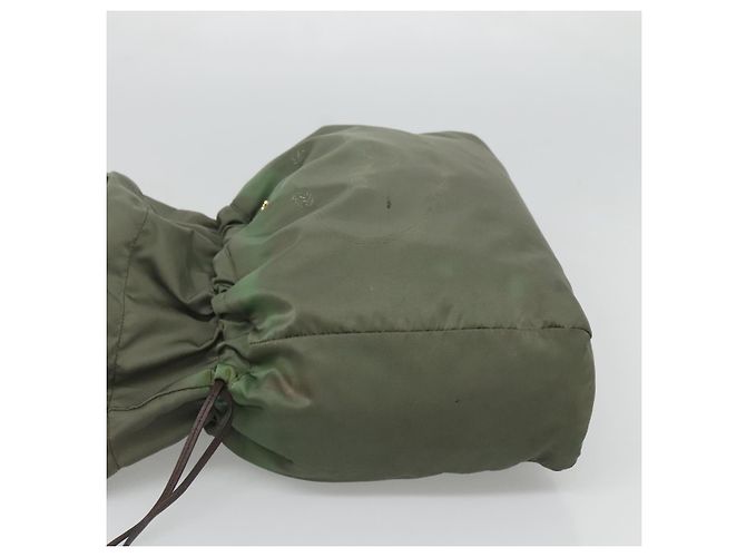 Borsa a Spalla PRADA in Nylon Khaki Auth bs23949 Cachi - vista 3