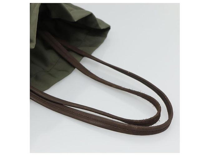 Borsa a Spalla PRADA in Nylon Khaki Auth bs23949 Cachi - vista 7