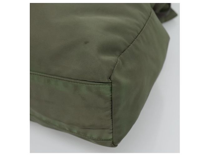 Borsa a Spalla PRADA in Nylon Khaki Auth bs23949 Cachi - vista 9