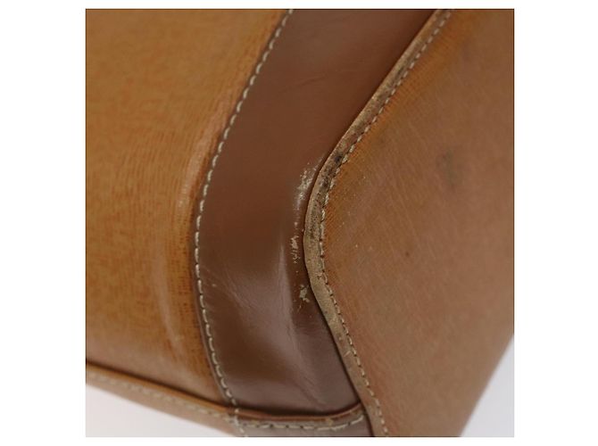 Borsa a Spalla in Pelle Marrone Oro Burberry Auth ti2942 D'oro - vista 16