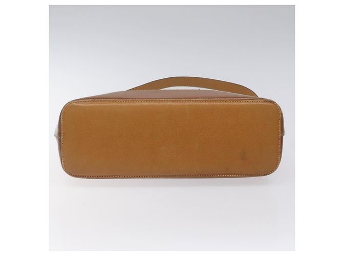 Borsa a Spalla in Pelle Marrone Oro Burberry Auth ti2942 D'oro - vista 5