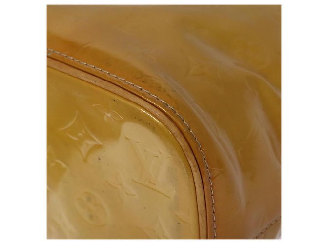 LOUIS VUITTON Borsa a Mano Houston Monogram Vernis Beige M91004 LV Auth hk2356 - vista 15