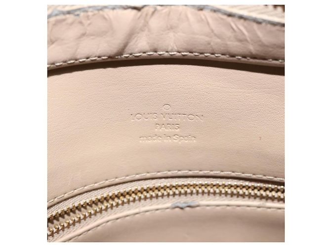 LOUIS VUITTON Borsa a Mano Houston Monogram Vernis Beige M91004 LV Auth hk2356 - vista 18