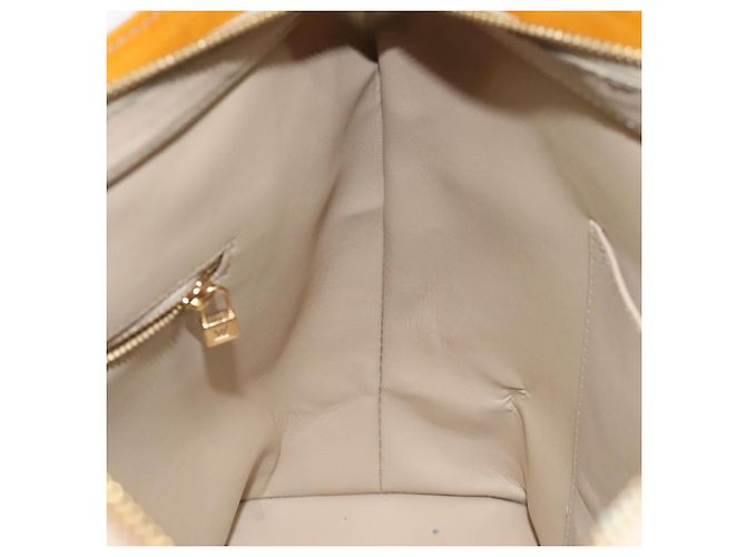 LOUIS VUITTON Borsa a Mano Houston Monogram Vernis Beige M91004 LV Auth hk2356 - vista 19