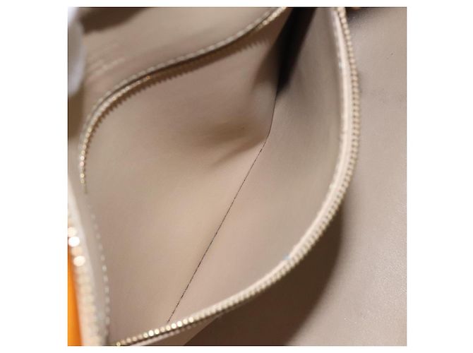LOUIS VUITTON Borsa a Mano Houston Monogram Vernis Beige M91004 LV Auth hk2356 - vista 21