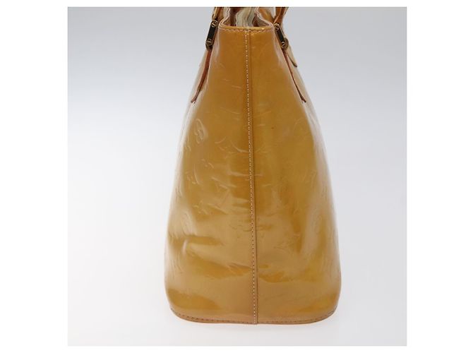 LOUIS VUITTON Borsa a Mano Houston Monogram Vernis Beige M91004 LV Auth hk2356 - vista 3