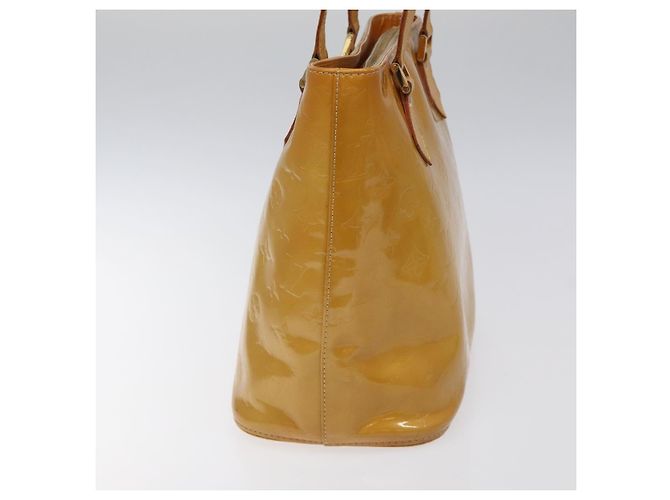 LOUIS VUITTON Borsa a Mano Houston Monogram Vernis Beige M91004 LV Auth hk2356 - vista 4