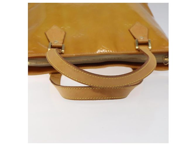 LOUIS VUITTON Borsa a Mano Houston Monogram Vernis Beige M91004 LV Auth hk2356 - vista 7