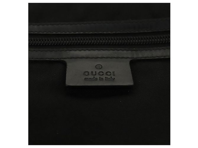 Borsa a spalla GUCCI in tela nera Auth bs23933 Nero - vista 17