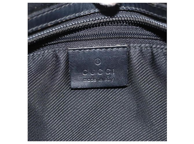 Borsa a spalla GUCCI in tela nera Auth bs23933 Nero - vista 18