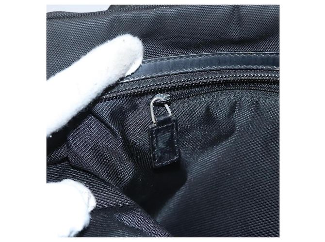 Borsa a spalla GUCCI in tela nera Auth bs23933 Nero - vista 23