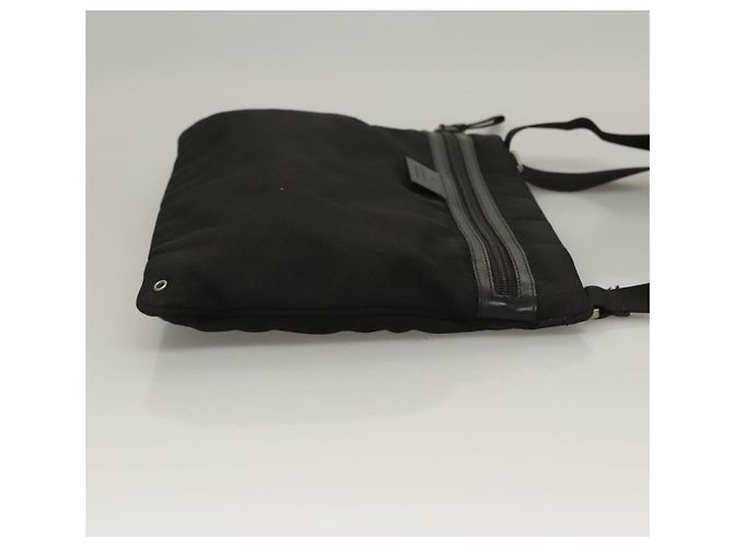 Borsa a spalla GUCCI in tela nera Auth bs23933 Nero - vista 3