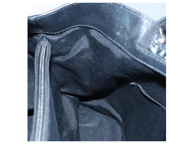 Borsa a mano Salvatore Ferragamo Smalto Nero Auth bs23791 - vista 22