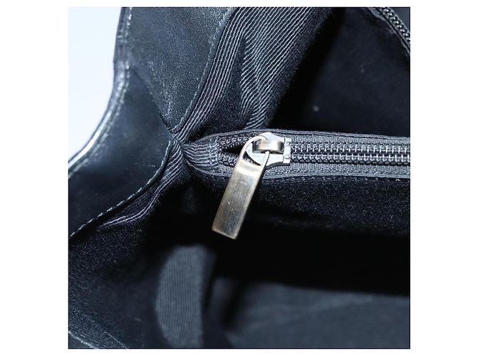 Borsa a mano Salvatore Ferragamo Smalto Nero Auth bs23791 - vista 25