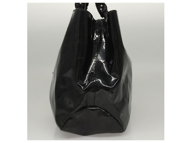 Borsa a mano Salvatore Ferragamo Smalto Nero Auth bs23791 - vista 3