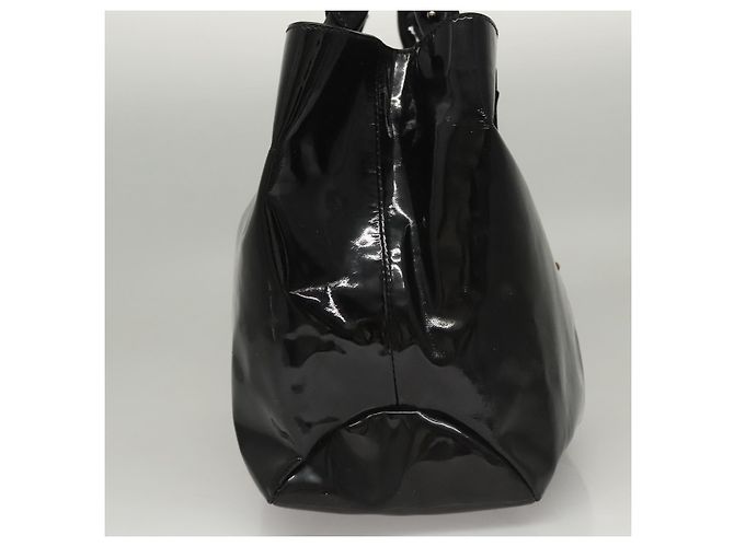 Borsa a mano Salvatore Ferragamo Smalto Nero Auth bs23791 - vista 4