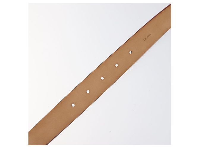 LOUIS VUITTON Multicolor Gürtel Care 34,6"" Weiß M9682 LV Auth ac3693 - Ansicht 9