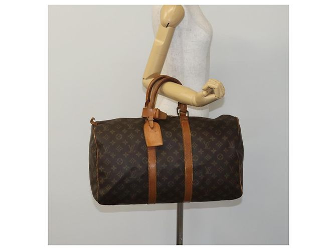 LOUIS VUITTON Monogram Keepall 45 Borsa Boston M41428 LV Auth EC485 Monogramma - vista 22
