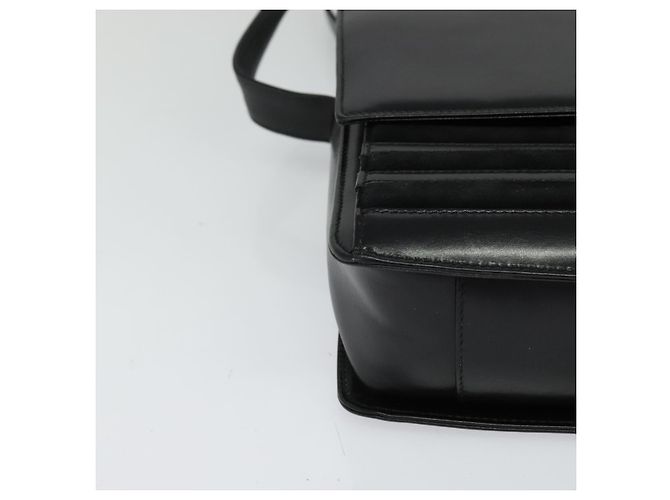 Borsa a spalla in pelle nera GUCCI 001 109 1314 Auth sw215 Nero - vista 14