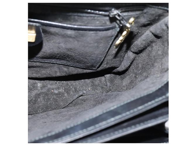 Borsa a spalla in pelle nera GUCCI 001 109 1314 Auth sw215 Nero - vista 19