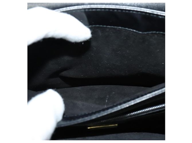 Borsa a spalla in pelle nera GUCCI 001 109 1314 Auth sw215 Nero - vista 21