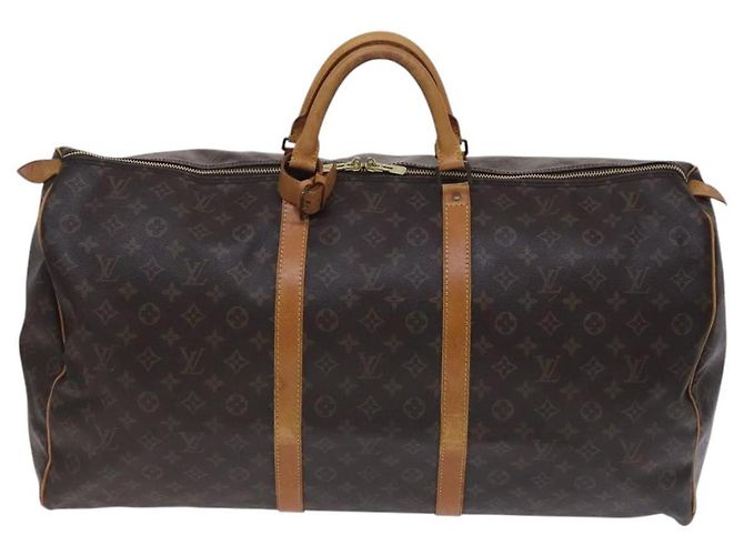 LOUIS VUITTON Monogram Keepall 60 Borsa Boston M41422 LV Auth EC686 Monogramma - vista 13